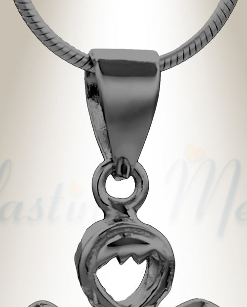 Black Virtuous Angel Memorial Jewelry