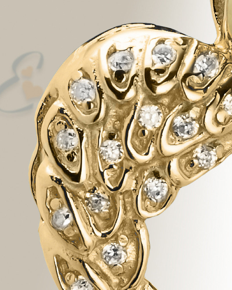 14K Gold Wings of Hope Memorial Jewelry