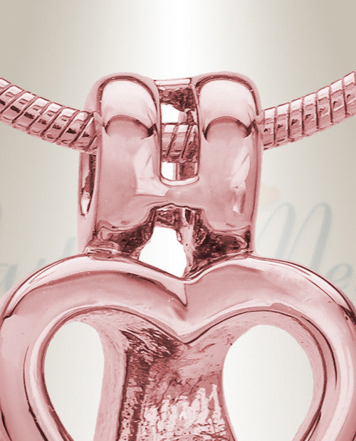 Rose Gold Hand in Hand Memorial Jewelry