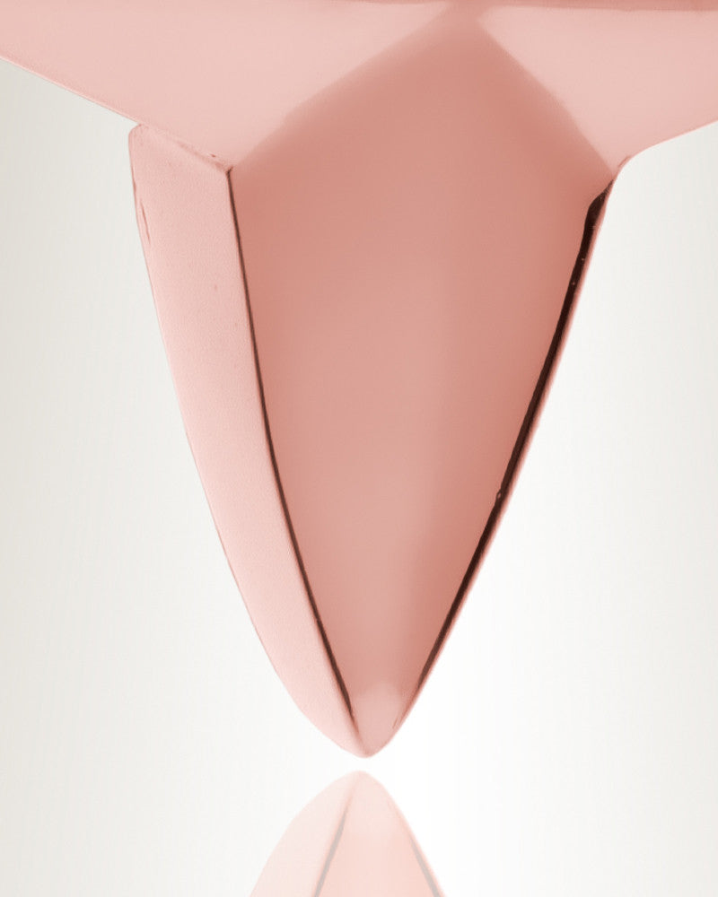 14K Rose Gold Ambitious Cross Jewelry Pendant