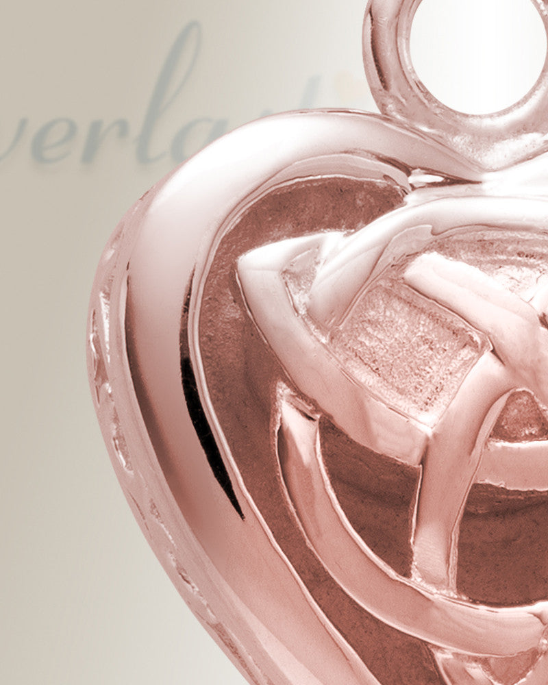 14k Rose Gold Transcending Heart Memorial Pendant