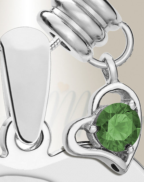 May Heart Photo Engraved Stainless Keepsake