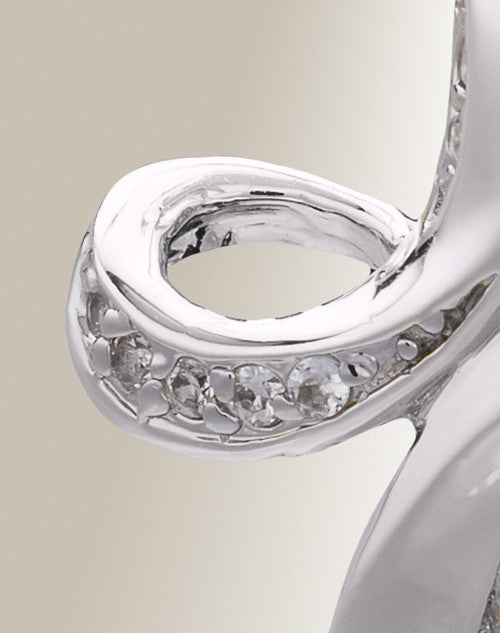 Silver February Forever Cross Cremation Jewelry