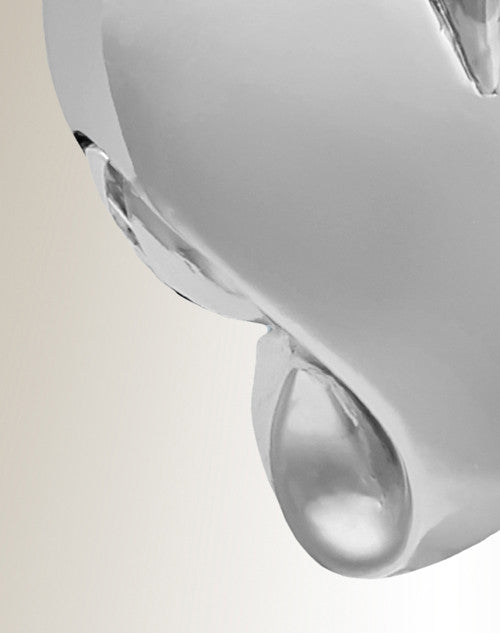 Silver January Heavenly Heart Cremation Jewelry