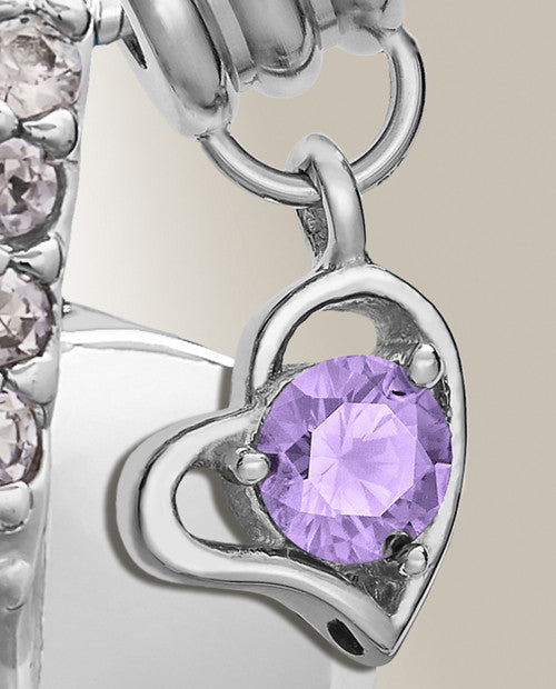Silver June Heavenly Heart Cremation Jewelry