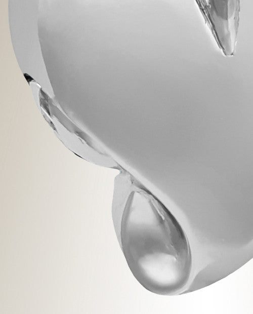 Silver October Heavenly Heart Cremation Jewelry