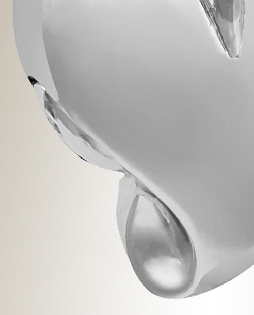 Silver September Heavenly Heart Cremation Jewelry