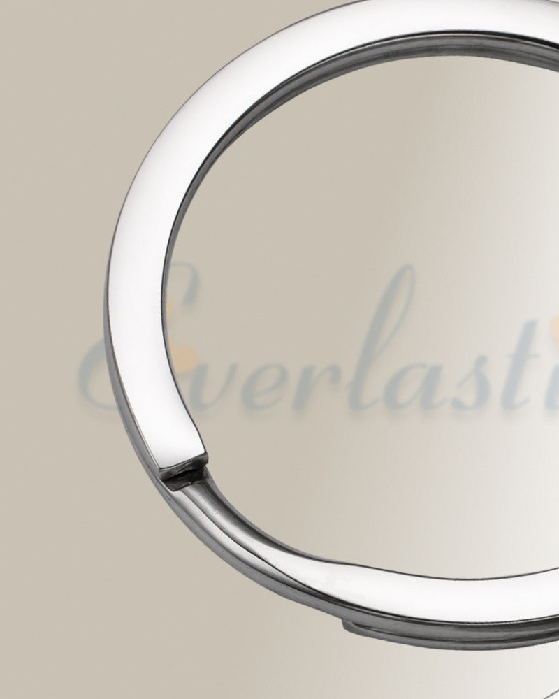 Stainless Steel Cremation Boxed Photo Engraved Keychain