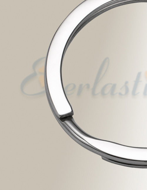 Full Heart Stainless Steel Photo Engraved Keychain