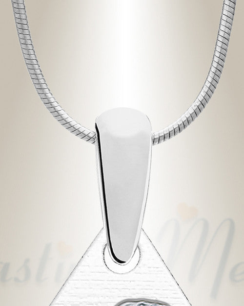 Silver Fly Me A Kite Color Photo Pendant