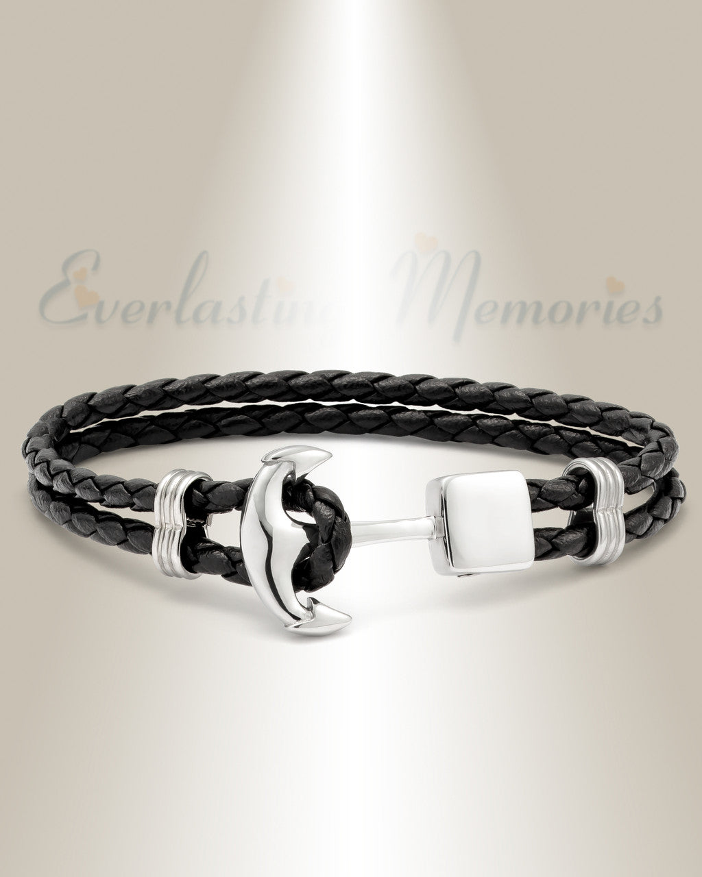 Stainless Steel Nautical Bracelet Cremation Jewelry