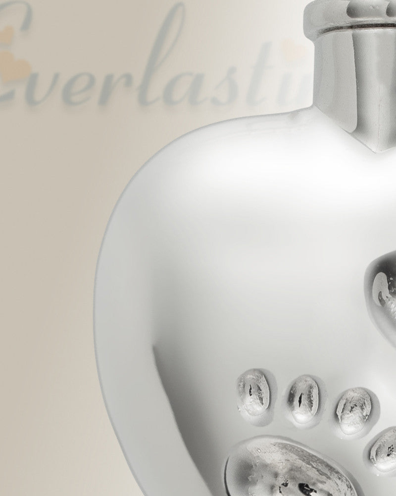 14K White Gold Remember Me Heart Cremation Jewelry