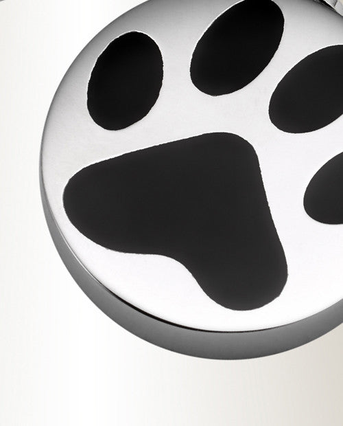 Loved Pawprint Stainless Cremation Keychain