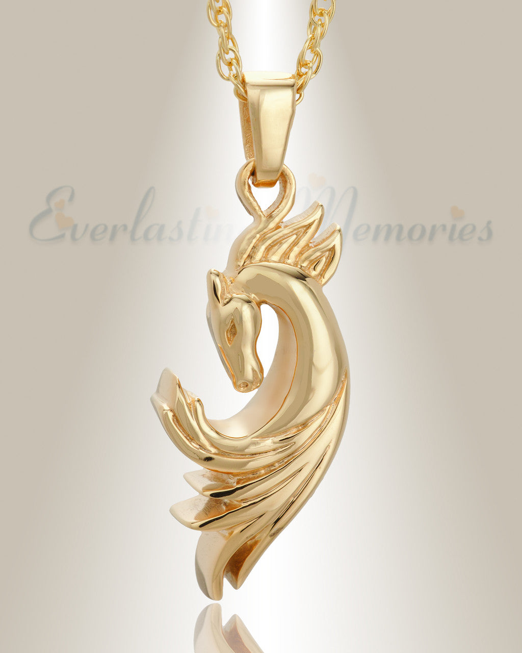 14 Karat Gold Stallion Memorial Jewelry
