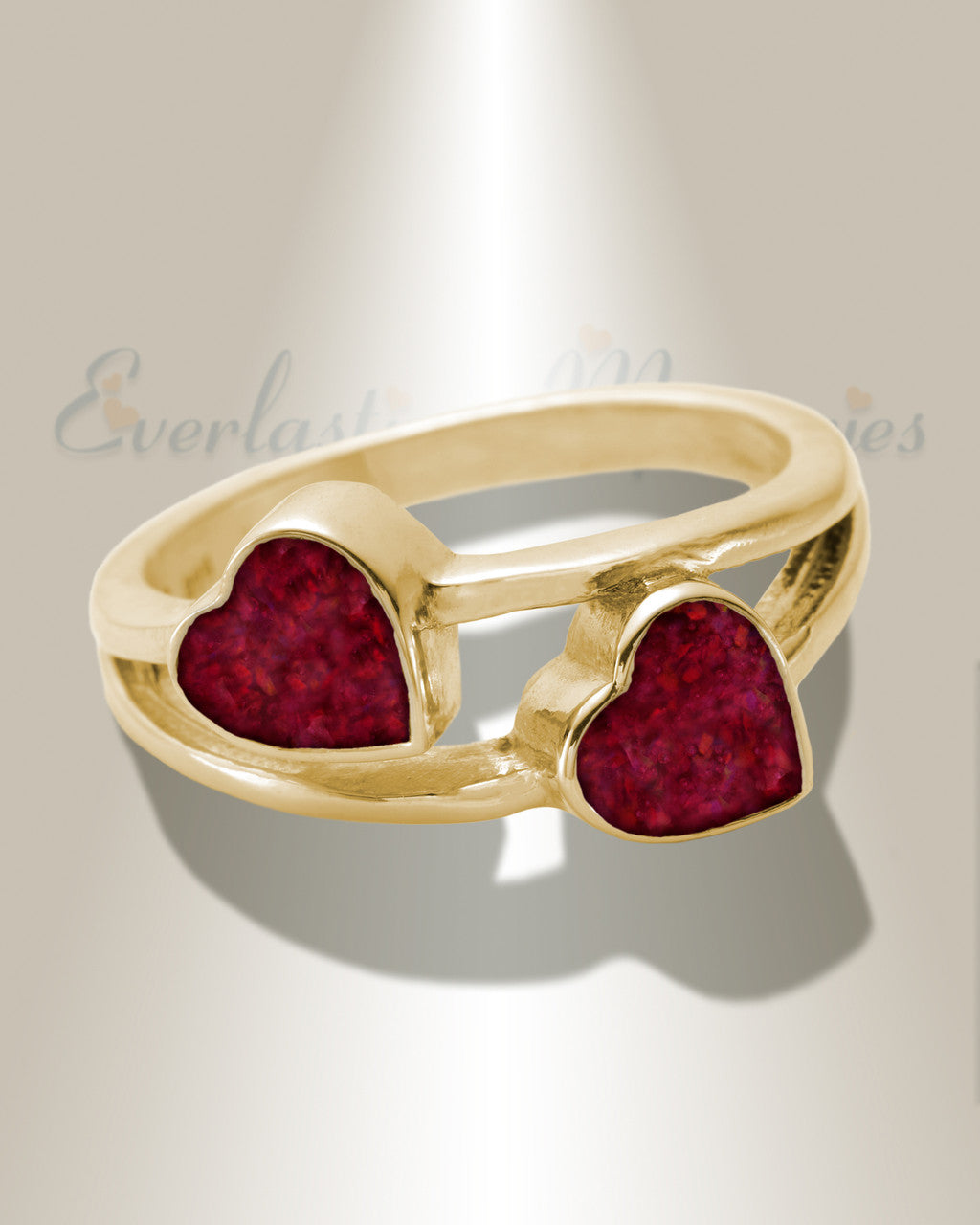 Solid 14K Gold Women's Thornley Ash Ring with Scarlet Pearl Opal