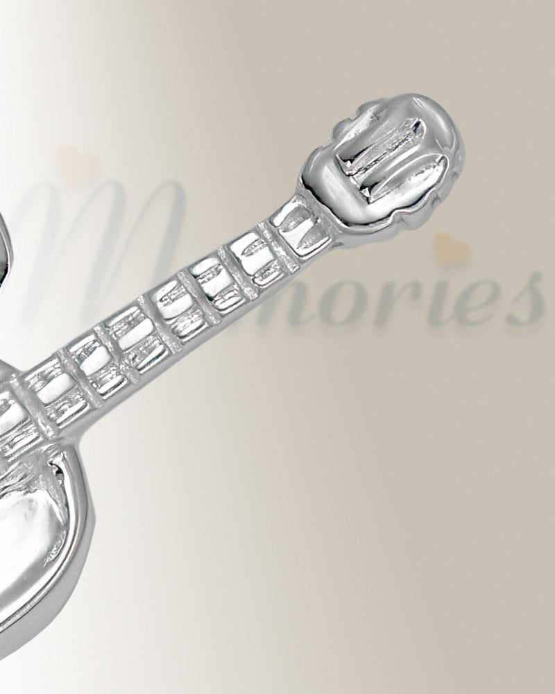 Sterling Silver Play Me A Tune Cremation Urn Pendant