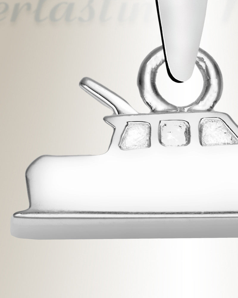 Sterling Silver Drifting Love Cremation Urn Pendant