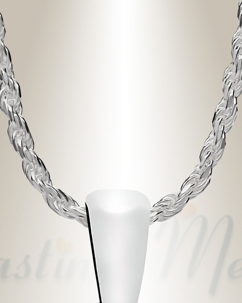 Sterling Silver Drifting Love Cremation Urn Pendant