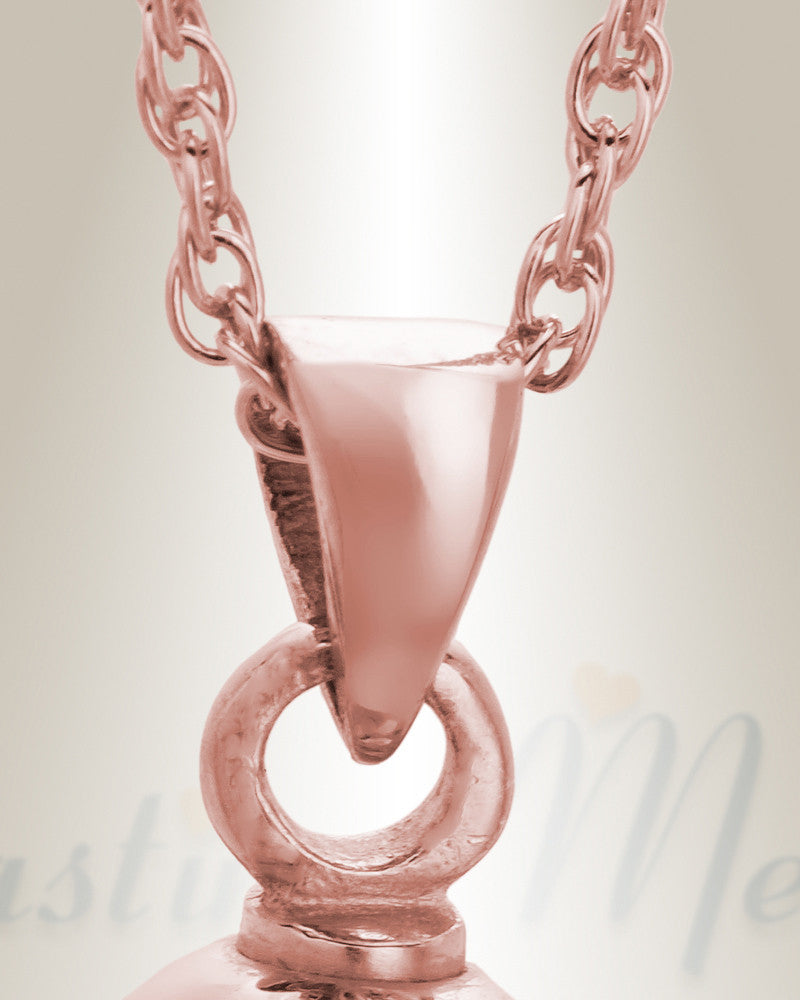 14K Rose Gold Mother's Touch Remembrance Pendant