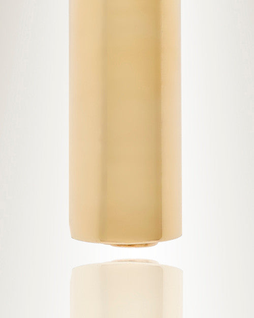 14K Gold Marley Cylinder Cremation Keepsake