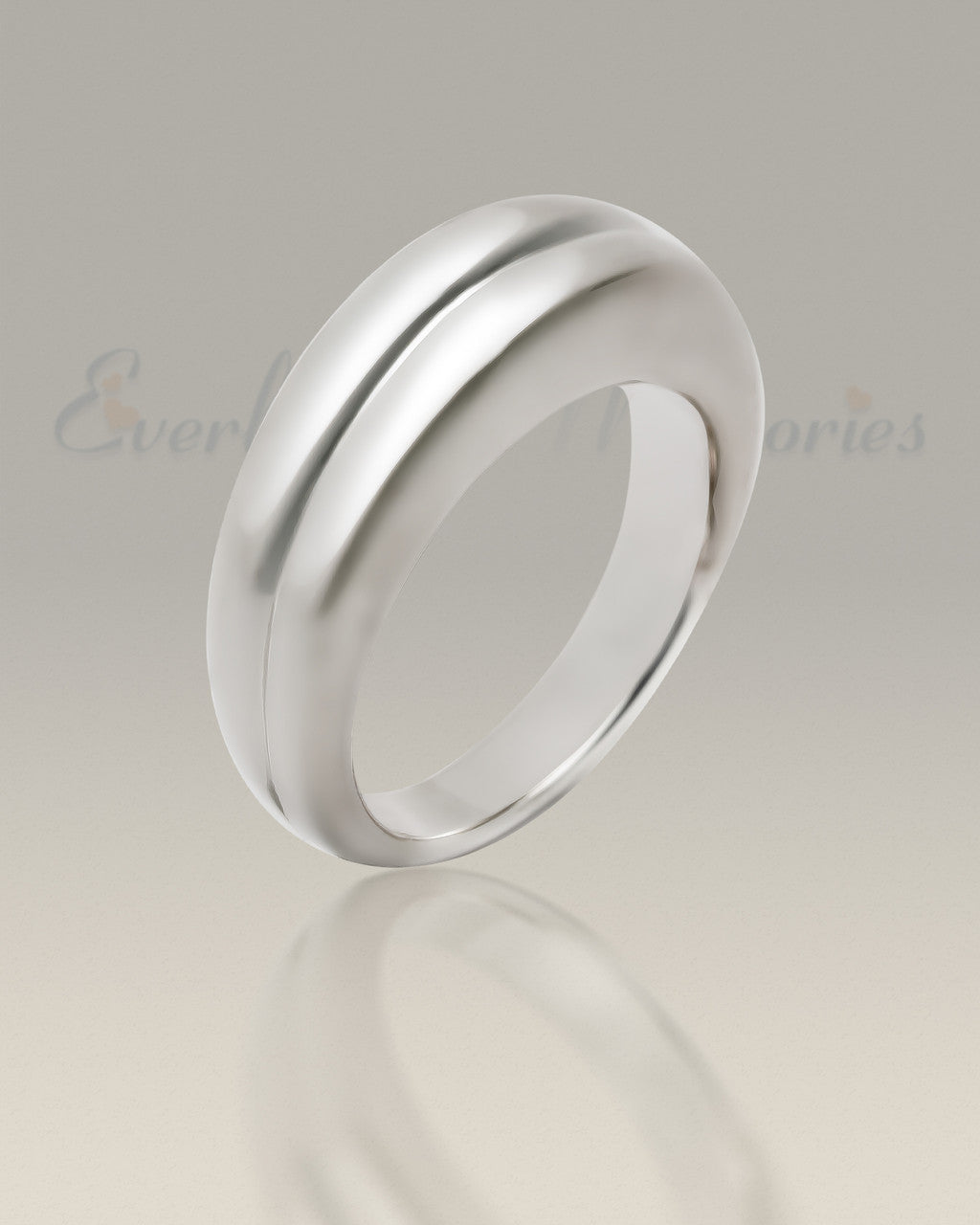 Women's 14k White Gold Duchess Cremation Ring