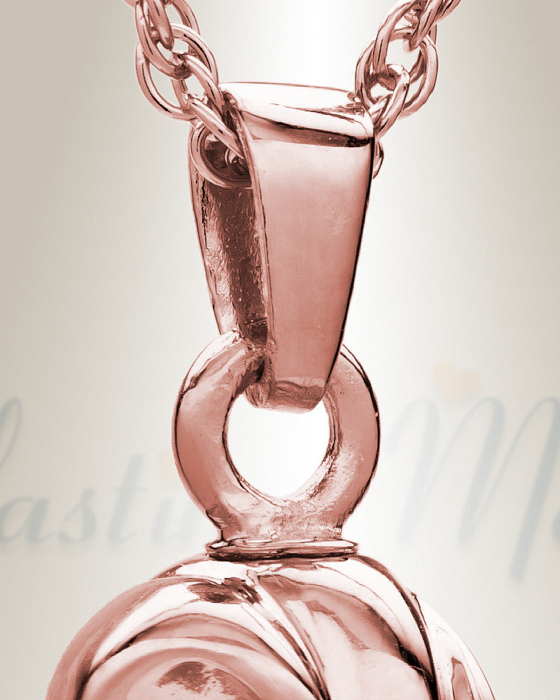 14K Rose Gold Everlasting Companion Infinity Jewelry Urn