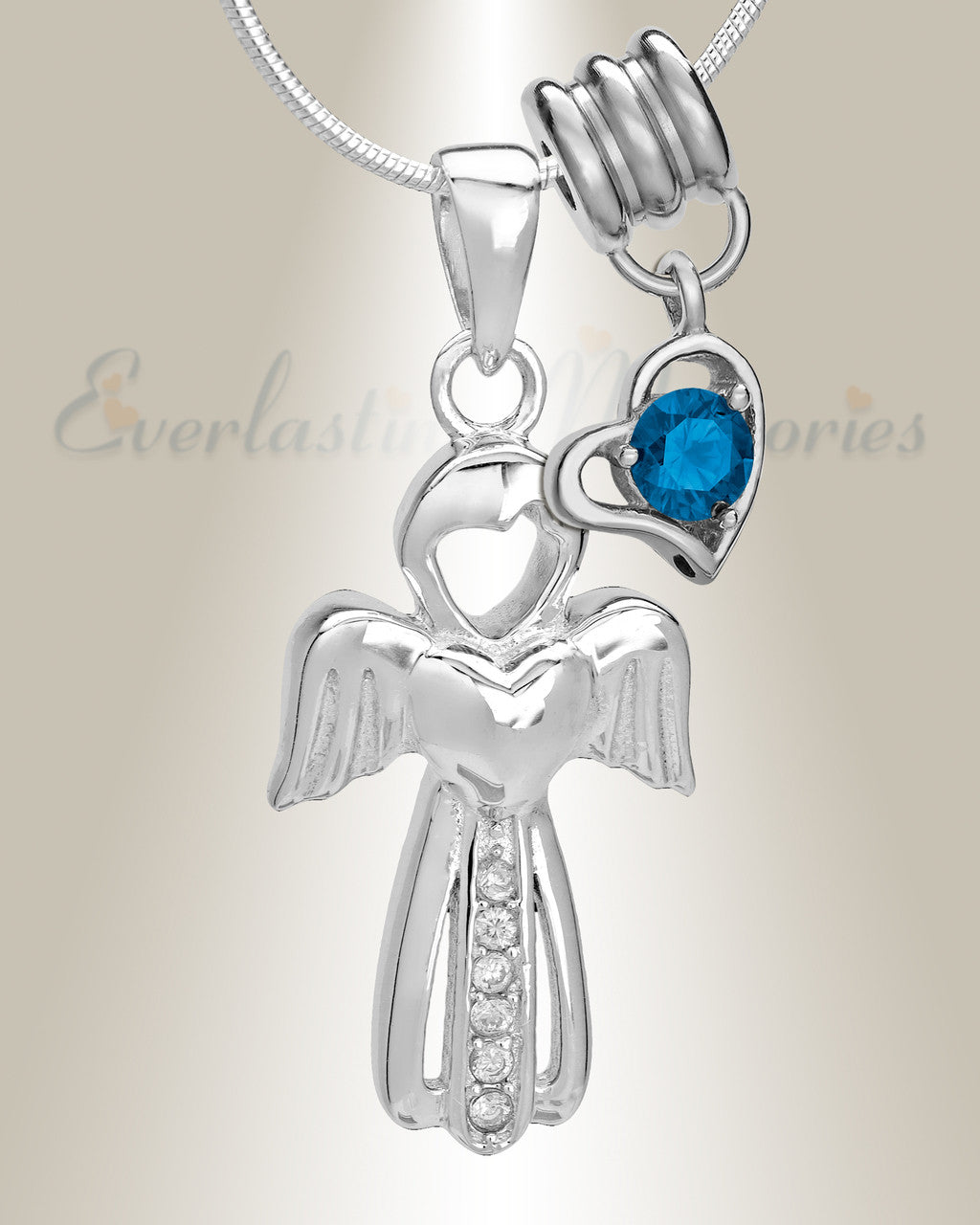 September Virtuous Angel Memorial Jewelry