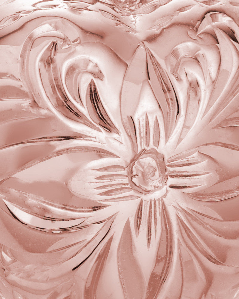 14K Rose Gold Daisy Heart Memorial Jewelry Urn