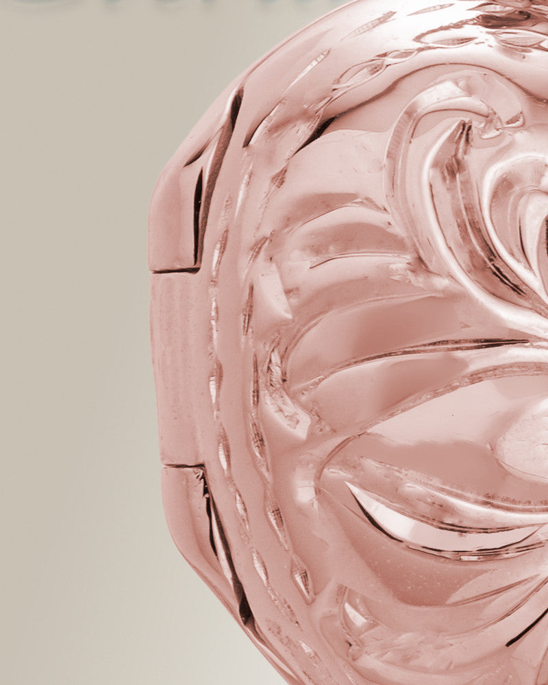 14K Rose Gold Daisy Heart Memorial Jewelry Urn