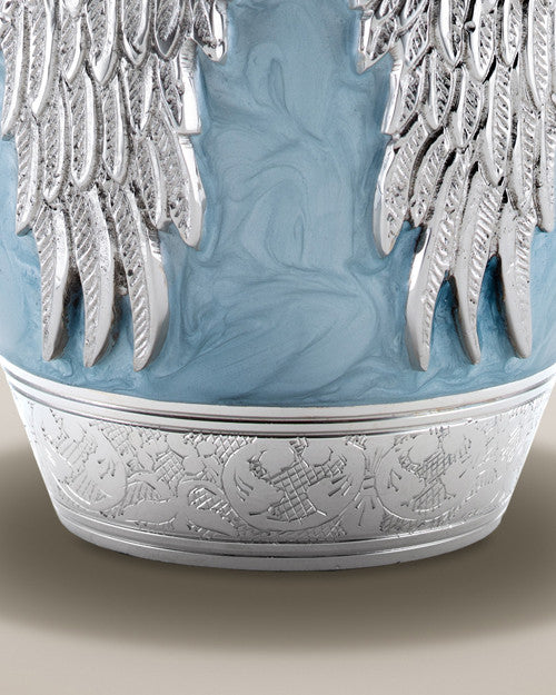 Blue Angel Wings Individual Cremation Urn