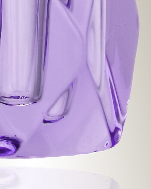 Glass Locket Violet Shasta Cremains Pendant