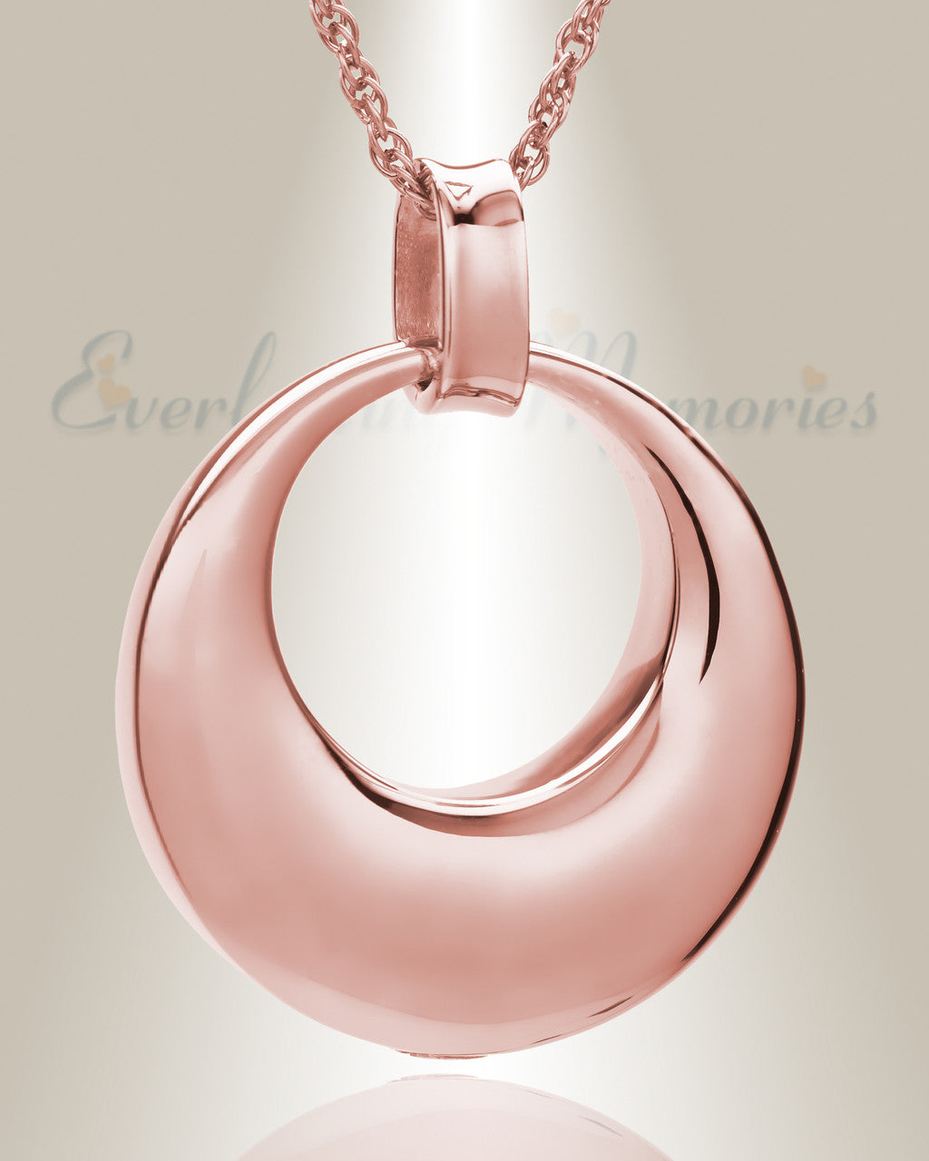 14K Rose Gold Timeless Cremation Pendant
