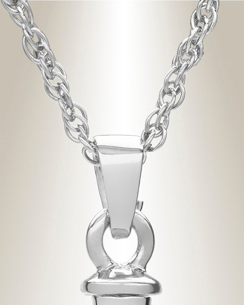 14K White Gold Divinity Urn Keepsake