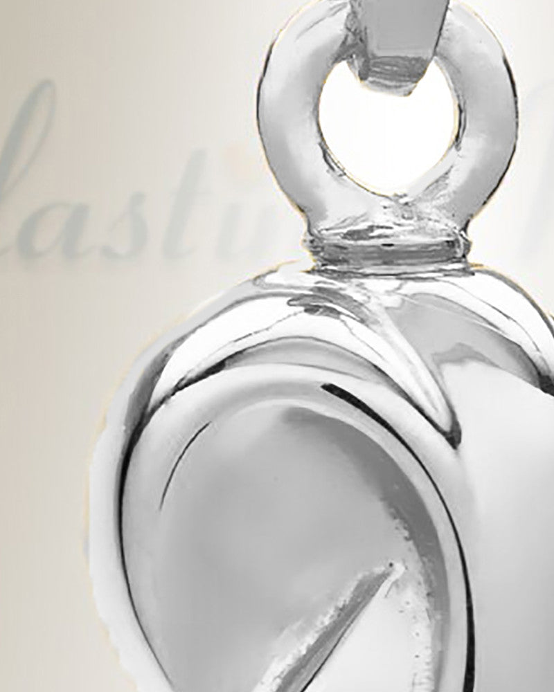 14K White Gold Everlasting Infinity Companion Funeral Jewelry