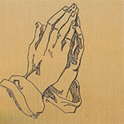Classic Praying Hands Cremation Urn