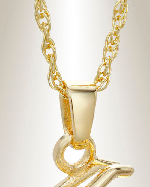 14 Karat Gold Cruisin Cremation Keepsake