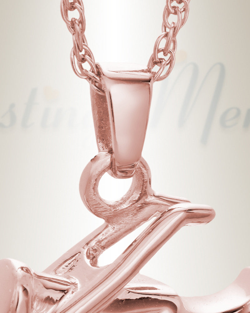 14K Rose Gold Cruisin Cremation Keepsake