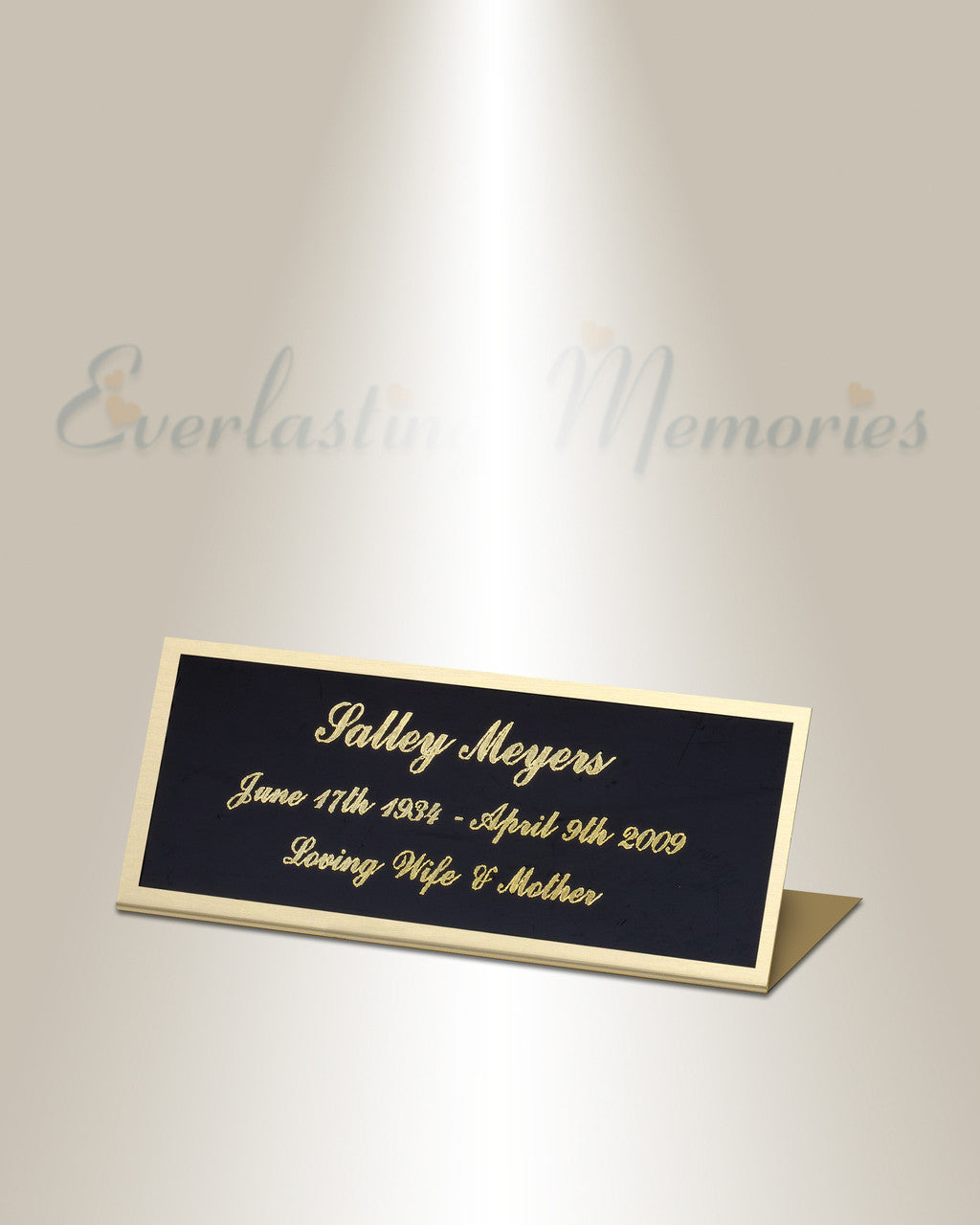 Pisces Easel Engraved Plate