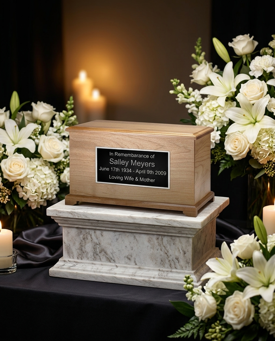 Natural Alder Kindred Cremation Urn
