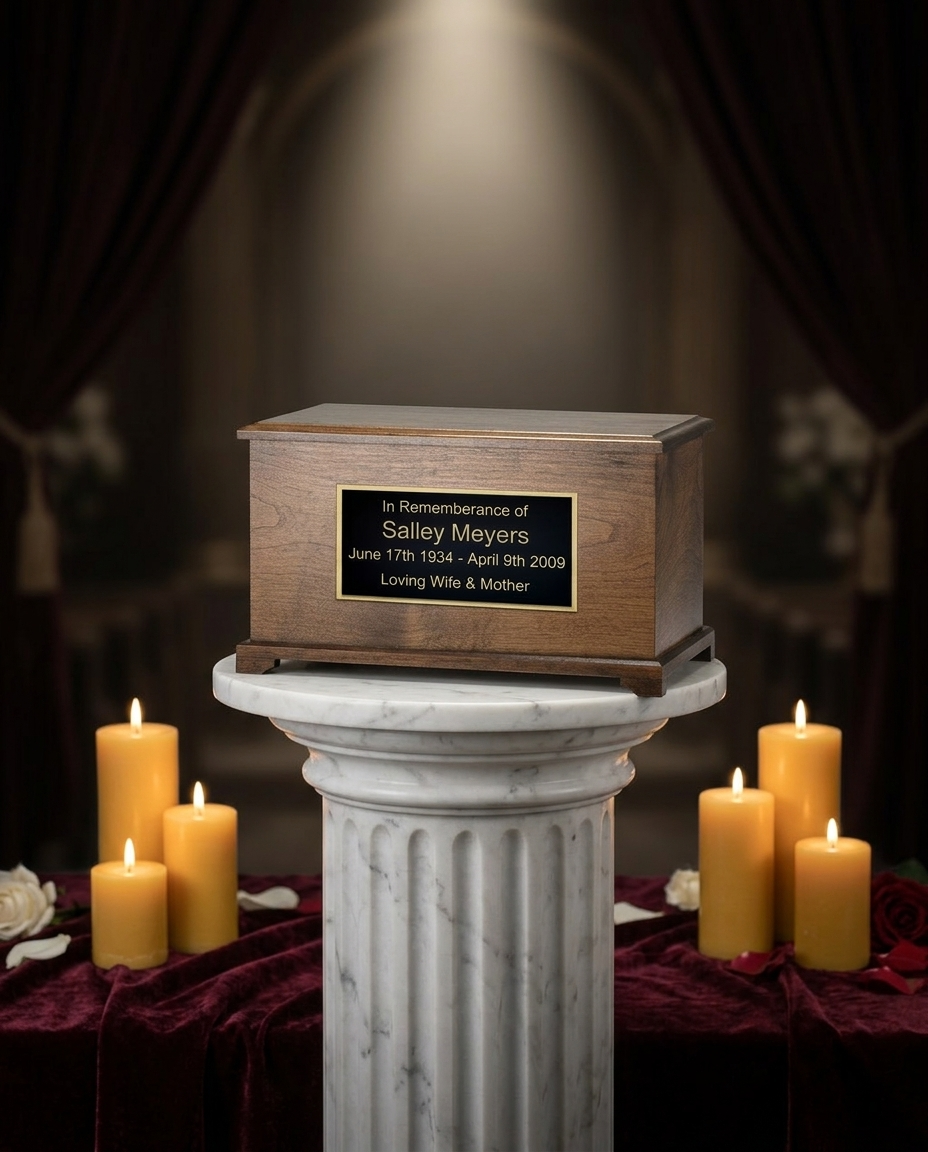 Walnut Kindred Cremation Urn