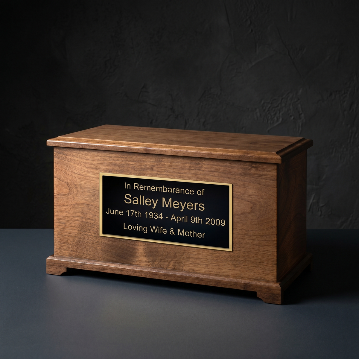 Walnut Kindred Cremation Urn