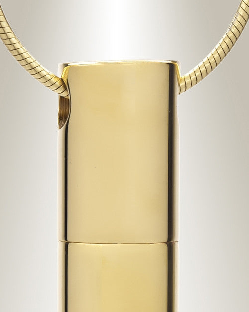 Forever Collection Gold Plated Hero Cremation Necklace