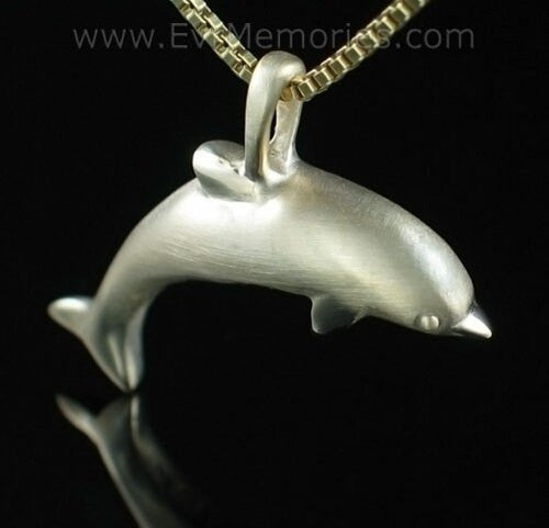 14K Gold Dolphin Memorial Locket