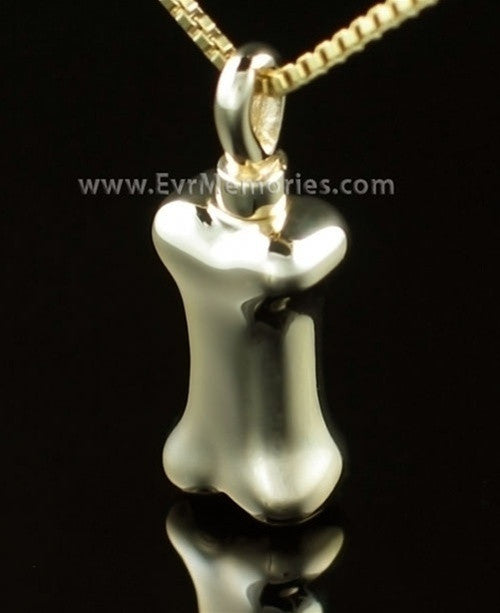 14K Dog Bone Memorial Locket