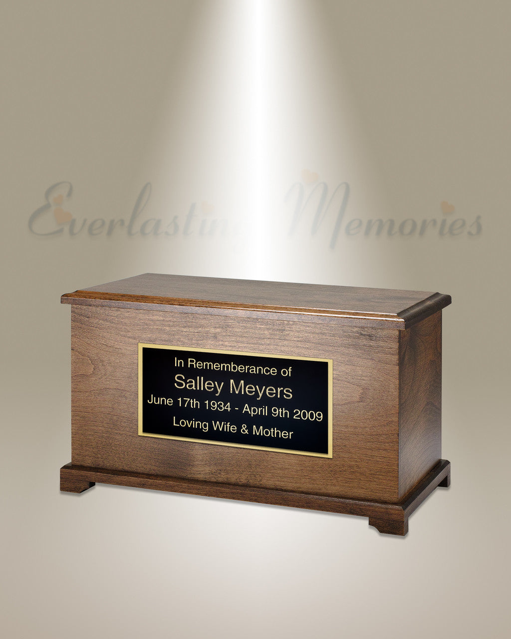 Walnut Kindred Cremation Urn