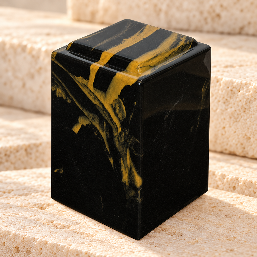 Agean Onyx Cultured Marble Urn — main — EC25CBU242