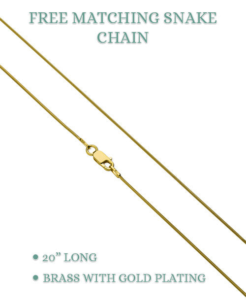 Solid 14K Gold Two Of A Kind Heart with Carob Ash Resin Jewelry