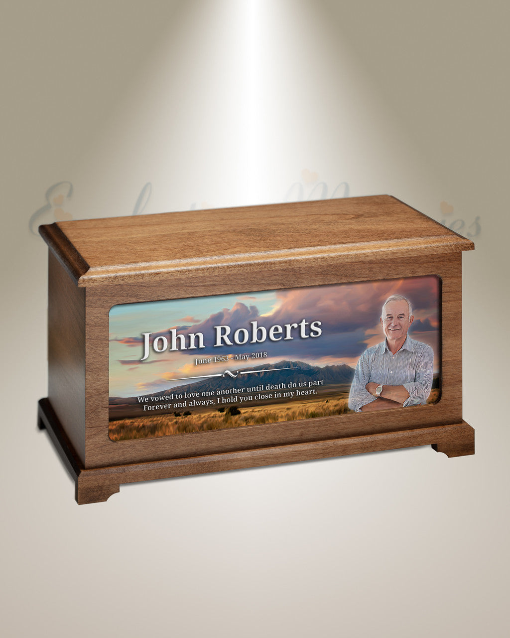Rocky Mountains Picture Cremation Urn