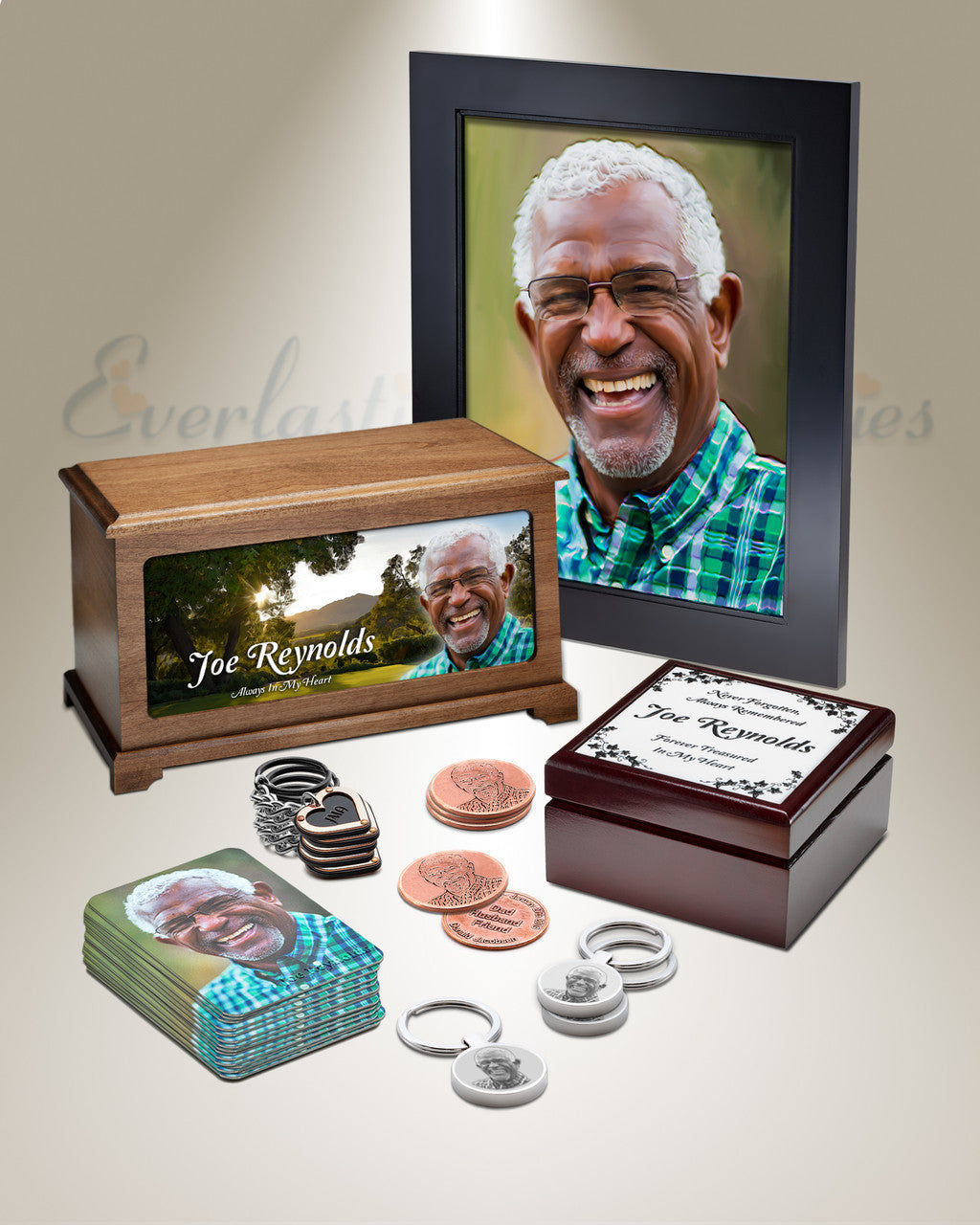 Royal Photo Urn Memorial Package