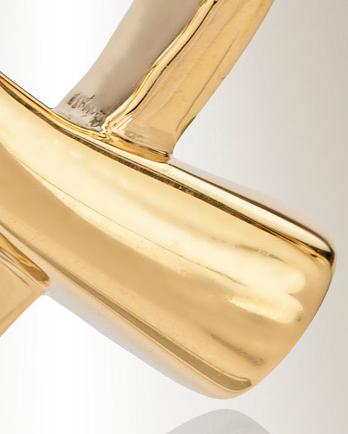 14K Gold Folded Heart Memorial Jewelry
